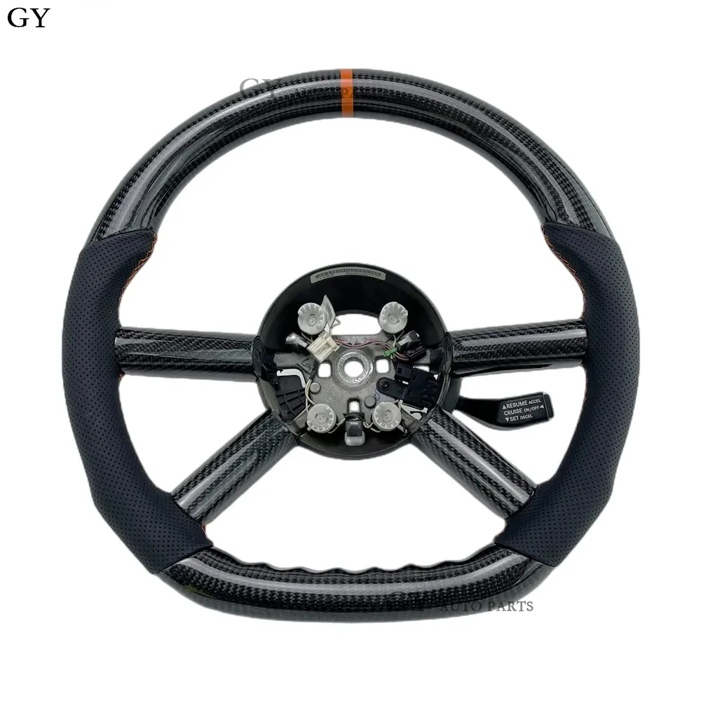 High Quality Customized Flat Bottom Carbon Fiber Steering Wheel For Jeep Wrangler