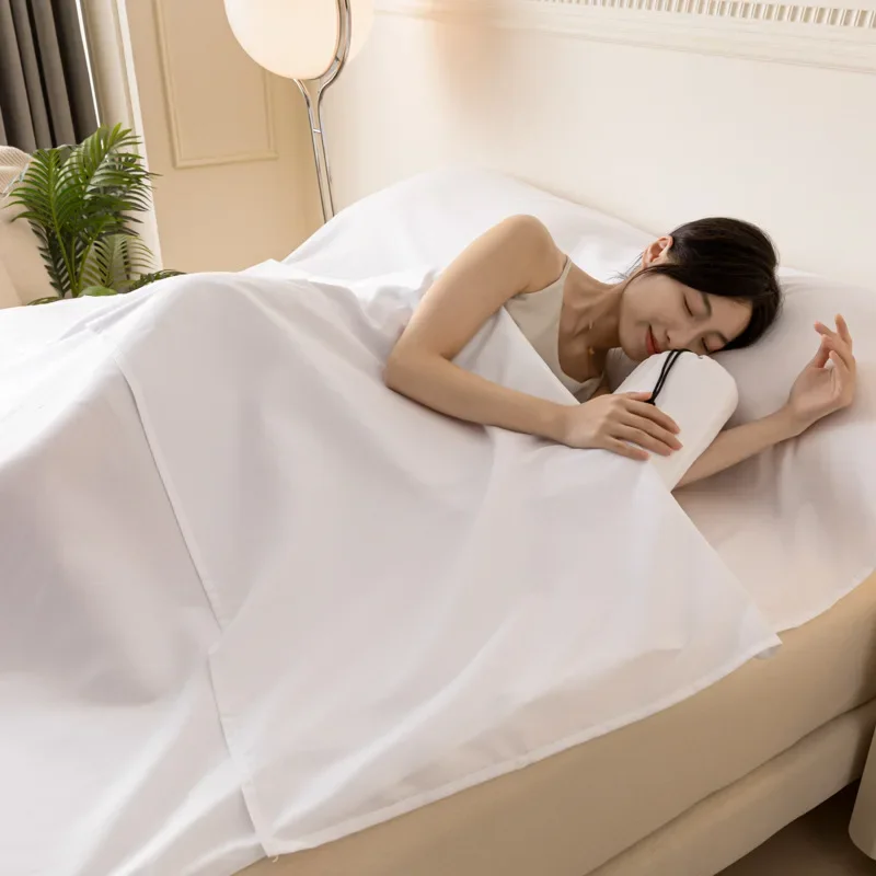 2025 new solid color sleeping bag travel convenient hotel hotel business trip dirty sheets quilt cover integrated sleeping bag