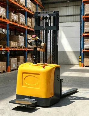 Cargo Stacker Shockproof Frame Low Fault Hydraulic Lifter for Electronic Factory Indoor Warehouse Cargo Piling Operation