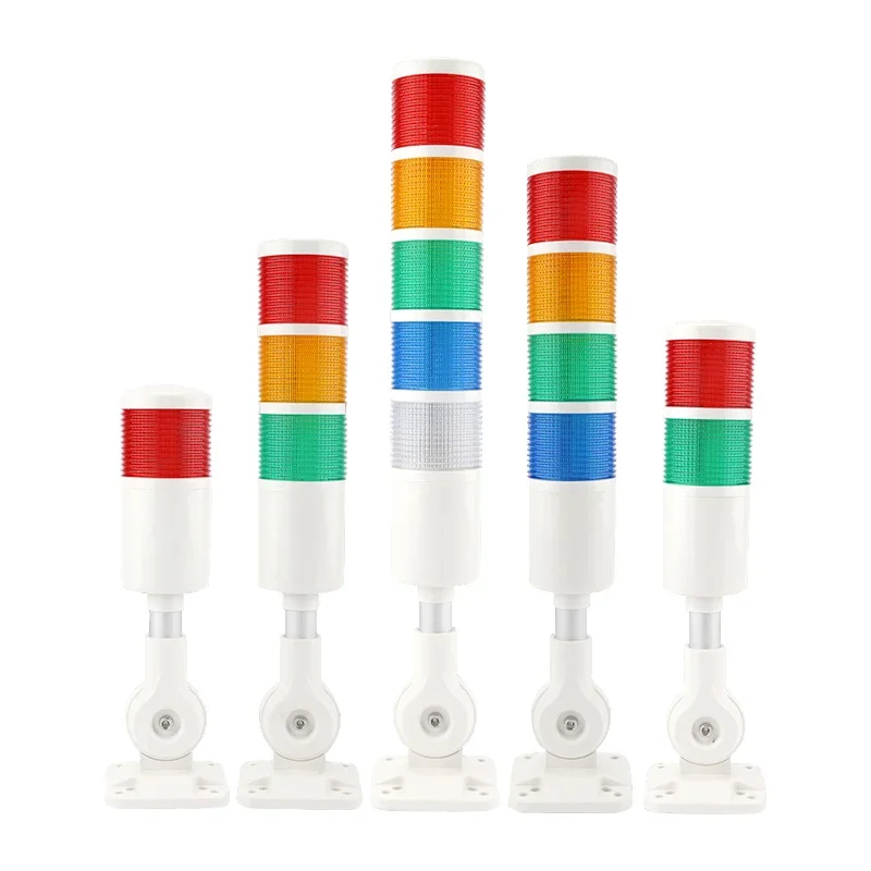 LED Multi-layer Warning Light Machine Tool Alarm Light Equipment Signal Light Three-color Indicator Sound