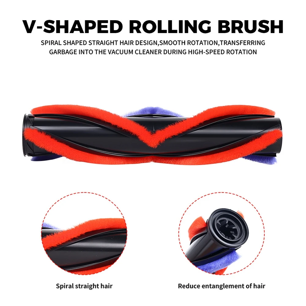 

Насадка-щетка для Dyson V7 V8 V10 V11 V15, электрическая, быстросъемная, для ковров с коротким ворсом и твердых полов