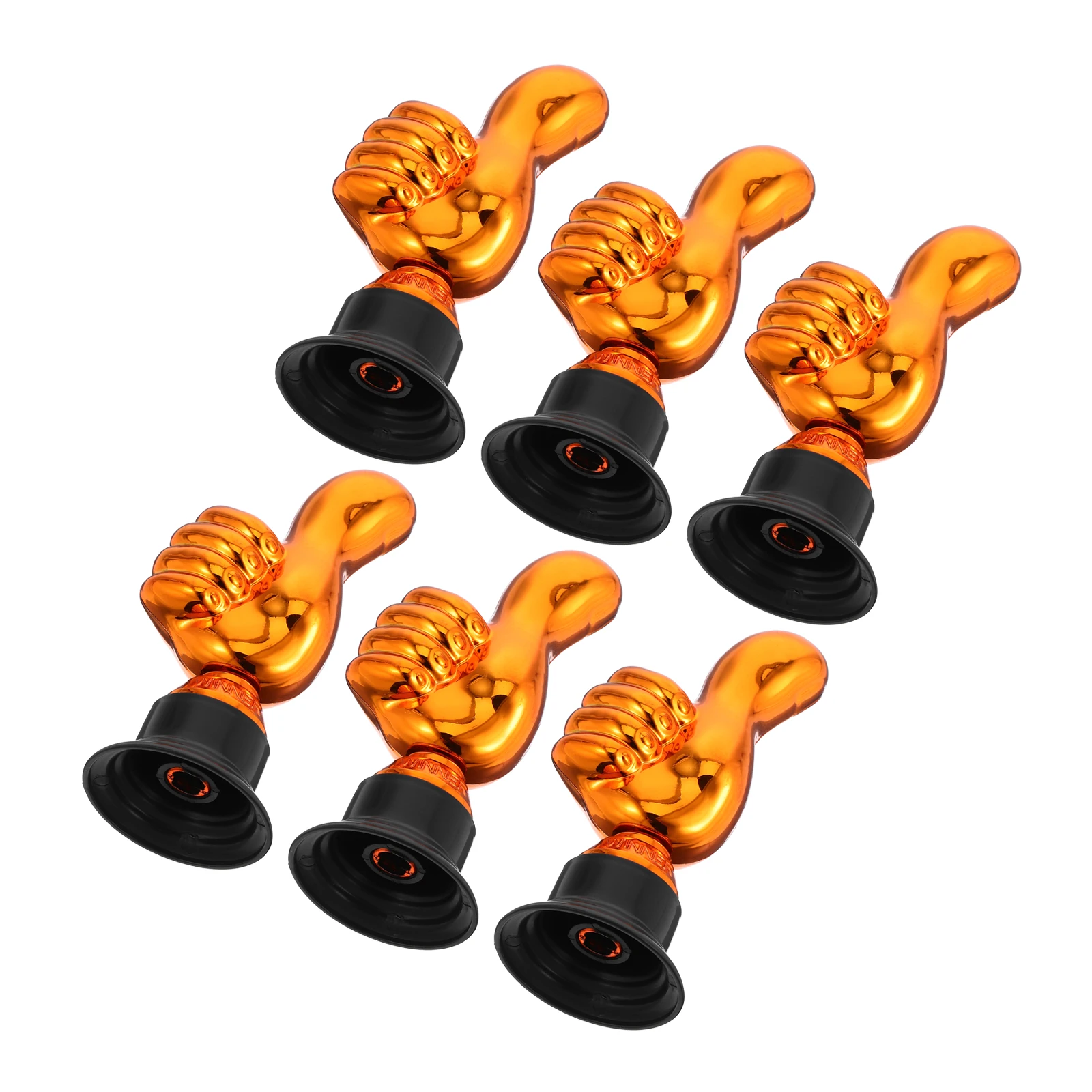 

6pcs Honor Trophies Design Lightweight Plastic Award Ceremony Game Party Favors Adult Prize Champion Cup