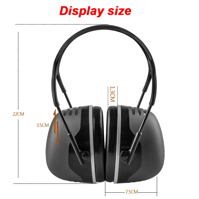 original X5A Earmuffs Comfortable Sound Insulation Earmuffs Professional Anti-noise Hearing Protector for Drivers/Workers
