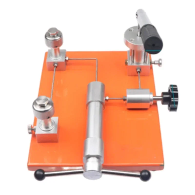 Upgrade High-precision Benchtop Pressure Calibration Bench Detection Device -0.095~0~6MPa Manual Gas-liquid Pump Source Generato