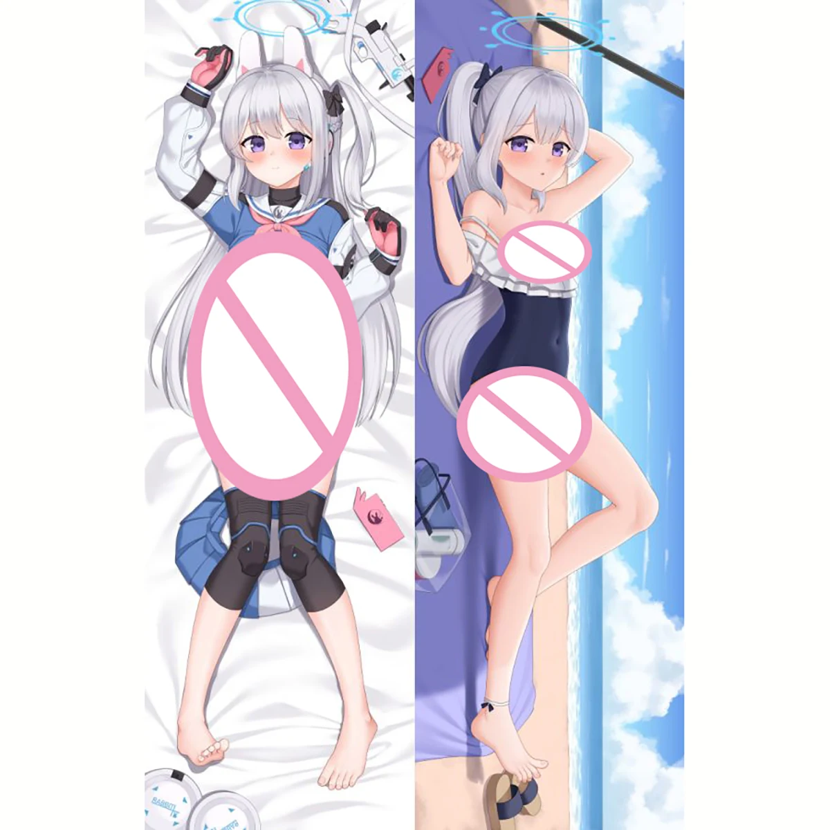 Blue Archive Tsukiyuki Miyako Hugging Body Pillowcase Anime Cosplay Dakimakura Pillows Case Otaku Cushion Cover