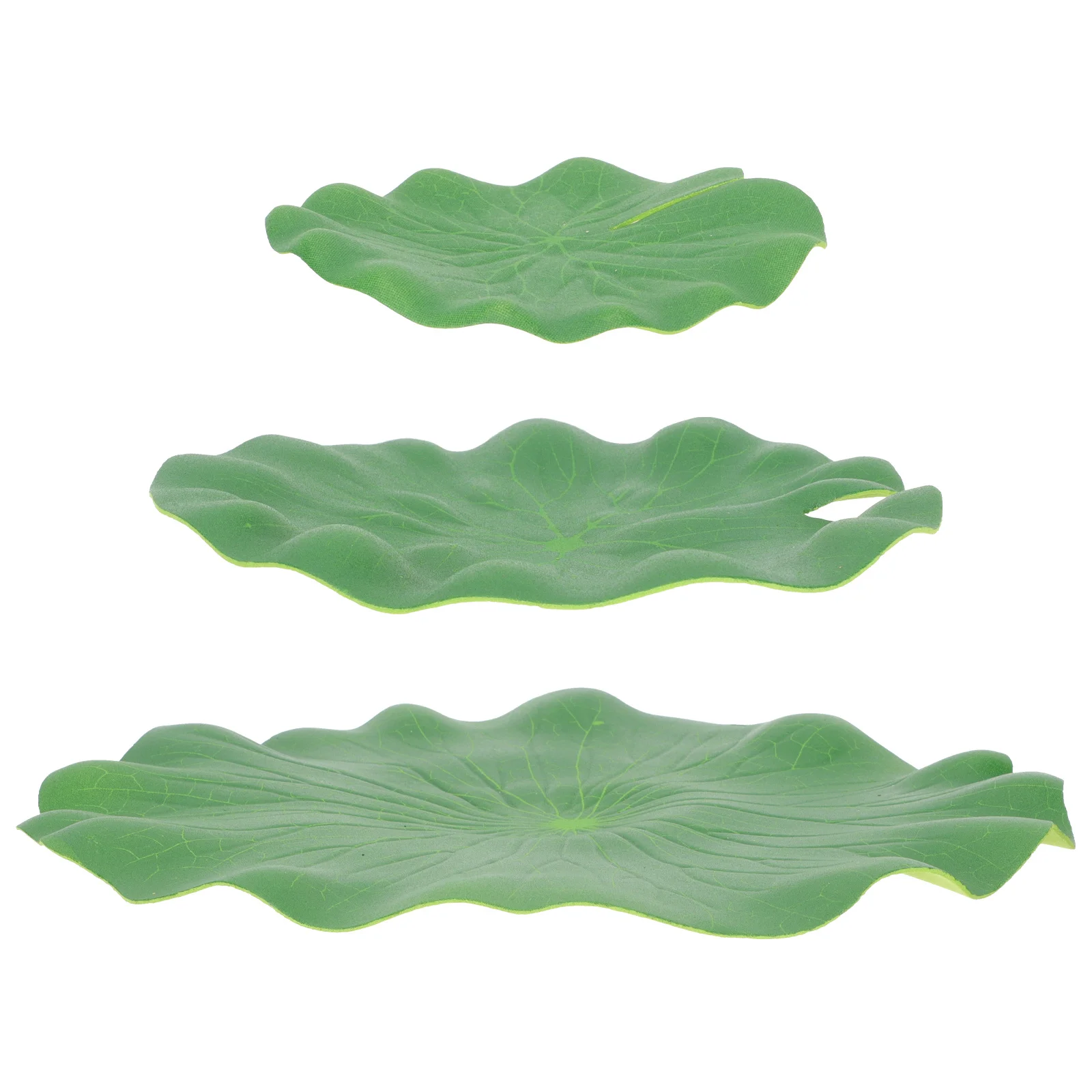 9Pcs Artificial Lotus-Leaves Floating Pond Decoration Simulation Leaf Fountain Garden Fishpond Ornament Artificial Lotus Leaves