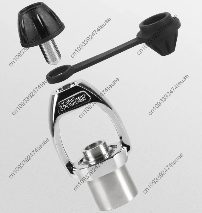Scuba Diving Regulator DIN To For Yoke Adapter Inflator With Dust Cap G5/8 Thread Connector For Diving Tank Inflatable Accessory