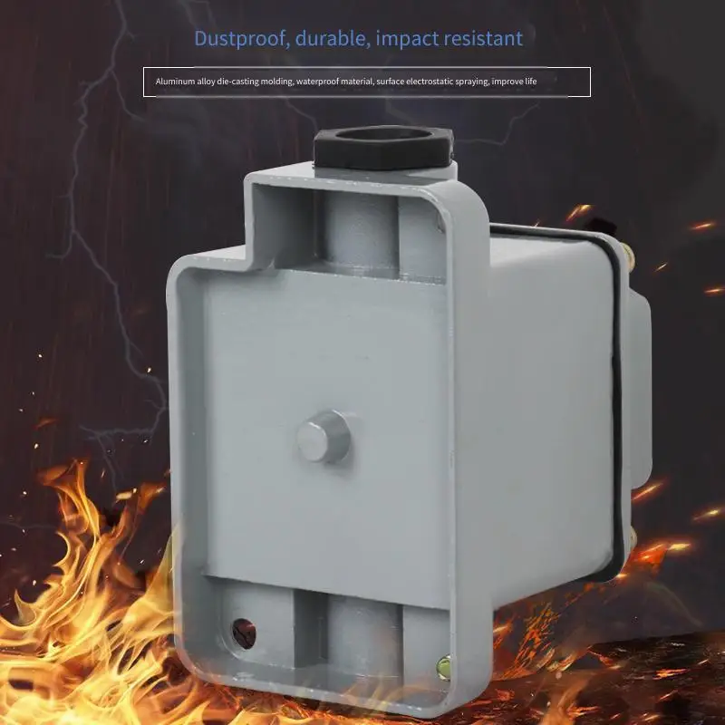 Start-stop Press Buckle Scatola interruttori pulsante impermeabile LA10-2S LA10-3S LA10-1S Pulsante di controllo Guscio in alluminio pressofuso