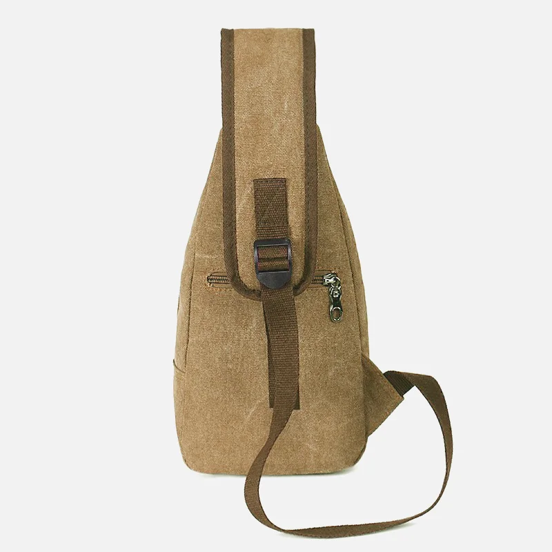 Sacos mensageiro de lona peito para homens, bolsa militar de viagem casual, bolsa de ombro masculina, nova moda