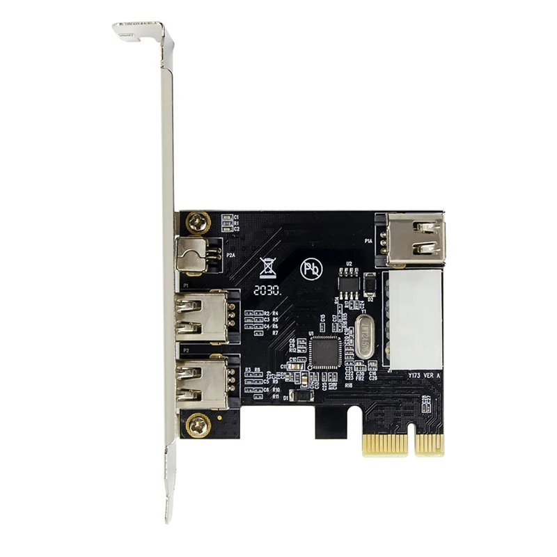 Pci-E 1X 1394 3 Port Firewire Card DV HD Video Capture Card With 1394A 6 Pin To 4 Pin IEEE1394A Interface For Desktop