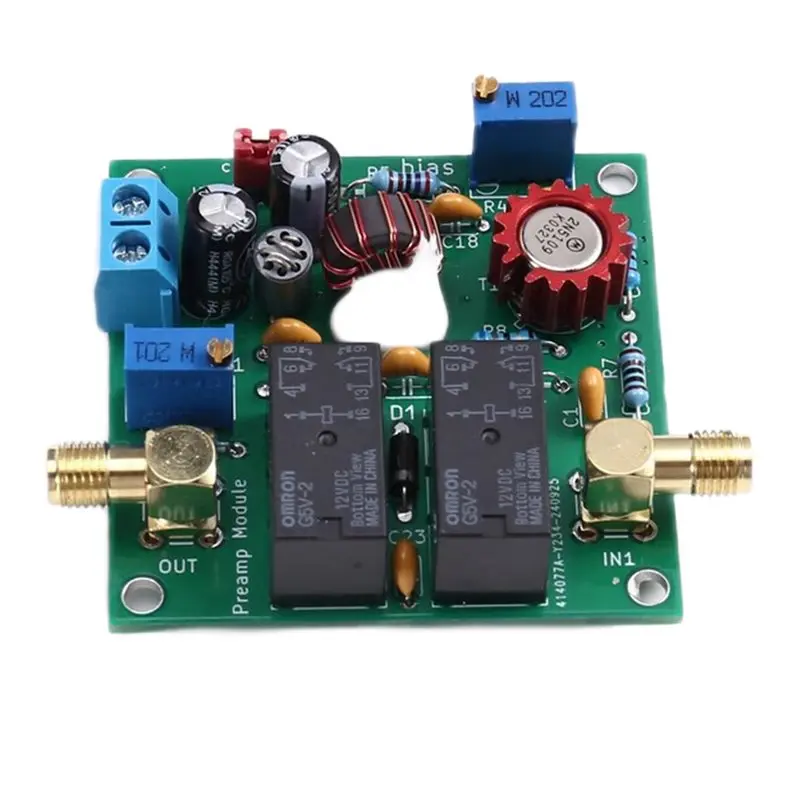 

[LXYA68Z!] Предусилитель 0,1-60 МГц, короткий и средневолновой усилитель, повышает силу сигнала для радиоэнтузиастов и проектов «сделай сам»