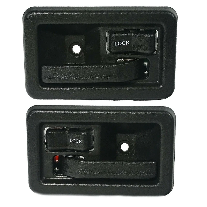 Left & Right Inside Door Handles Interior Pair 55176477AB 55176476AB for 1987-2004 Jeep Wrangler YJ TJ