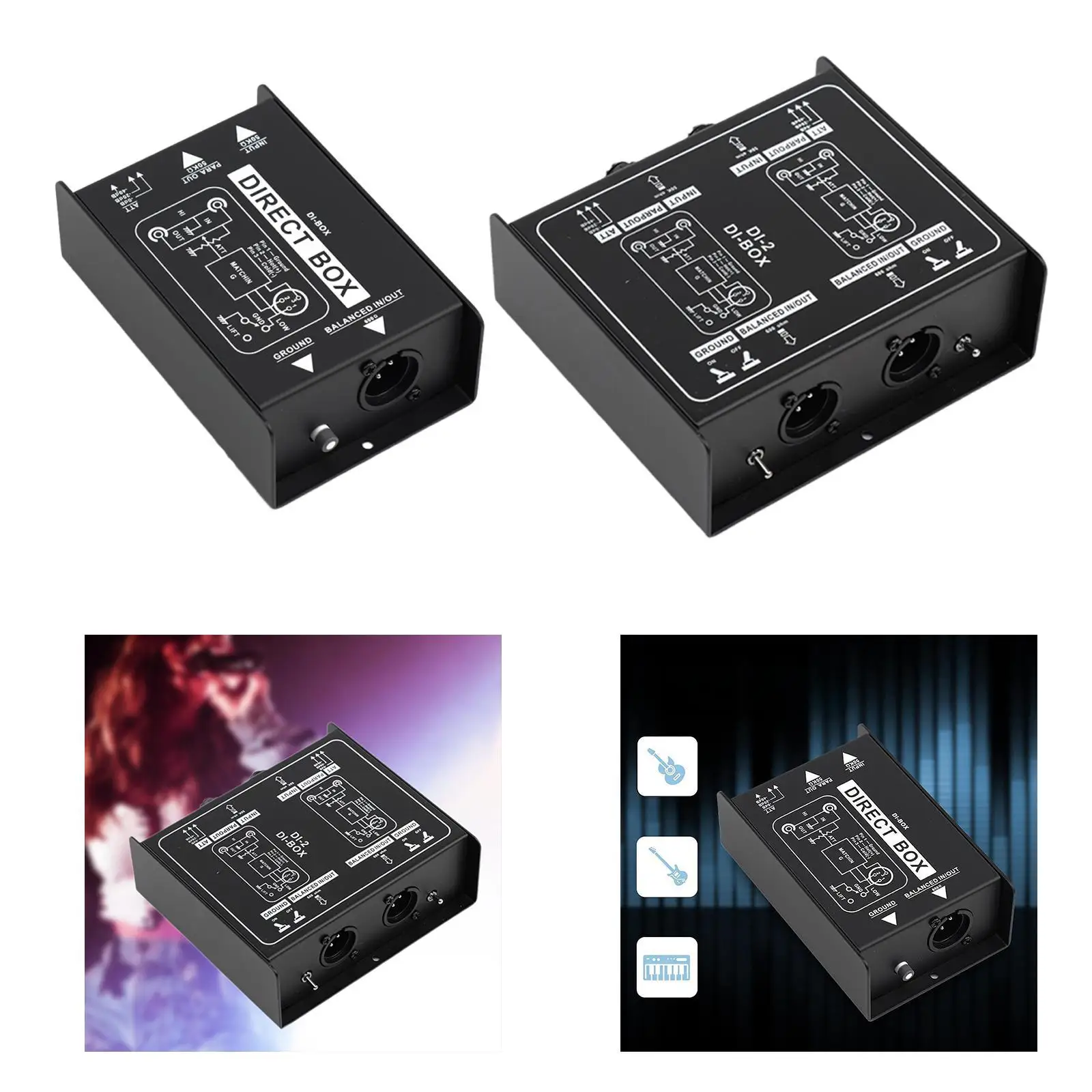 صندوق المباشر السلبي Bass Studio Live Di Box لمهندسي الصوت المحترفين #4