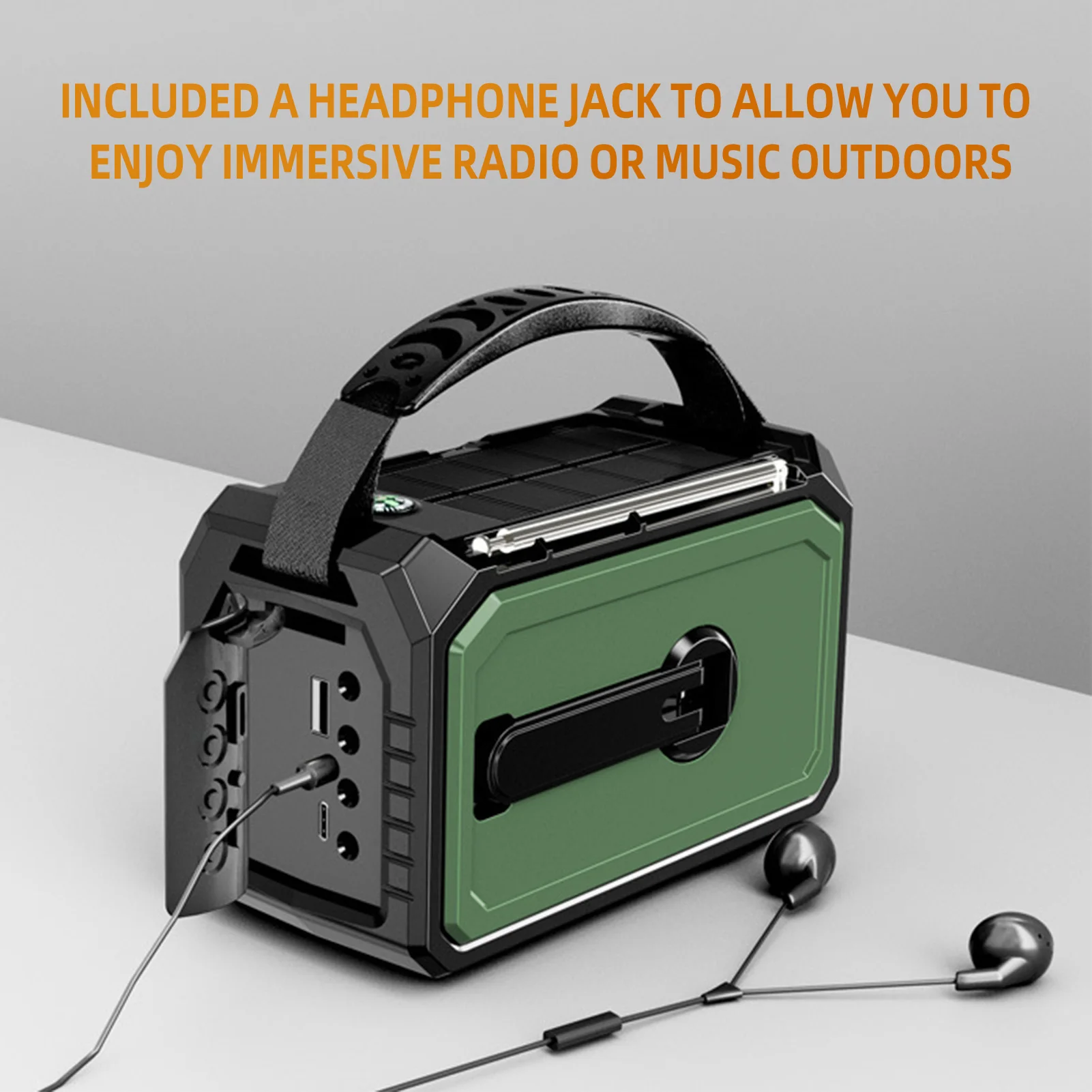 

Портативное солнечное радио NOAA/AM/FM с ручным динамо-генератором, 16000 мАч, аварийное беспроводное метеорологическое радио