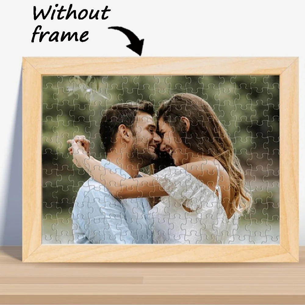 35/150/300/500/1000pcs Custom Photo marraige Personalised Decompression Puzzles Mosaic Custom Puzzles in Photos Love Gift
