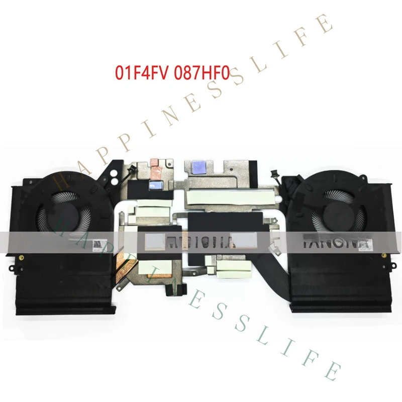 

ZR+ Brand New 01F4FV 087HF0 Suitable for Dell Alienware M15 R3 CPU Cooler Cooling Fan