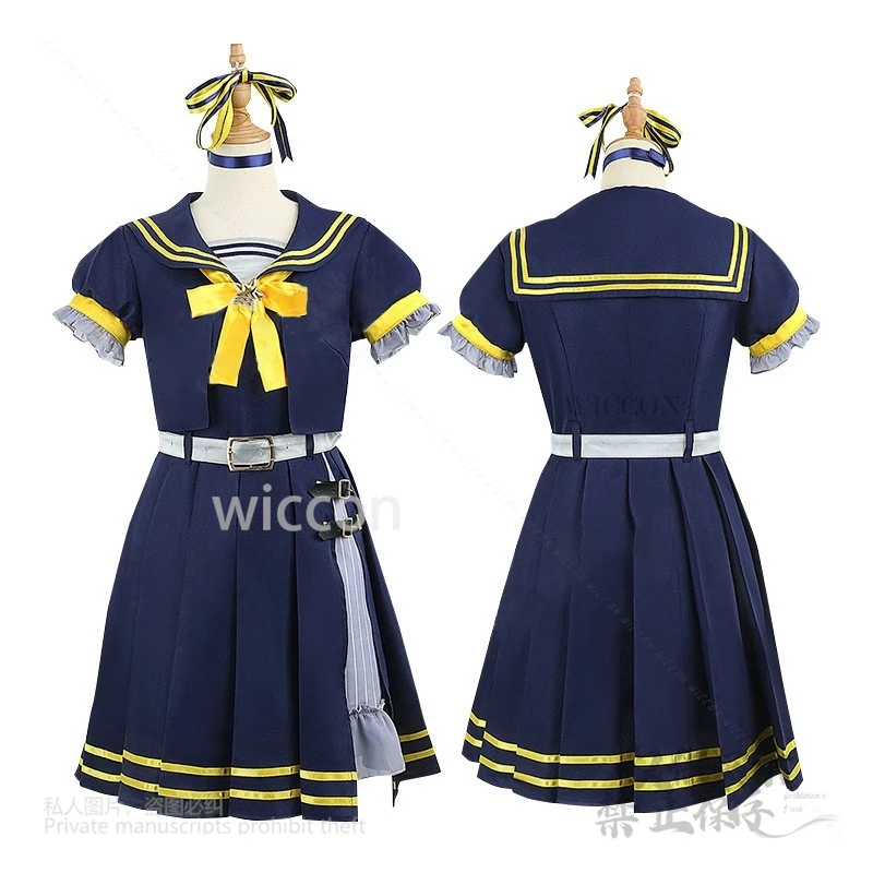 أزياء أنيمي هولو vtuber التأثيرية لايف هوشيماتي سويسي أزياء تنكرية Jk بدلة معطف فستان أزياء كرنفال الهالوين حسب الطلب