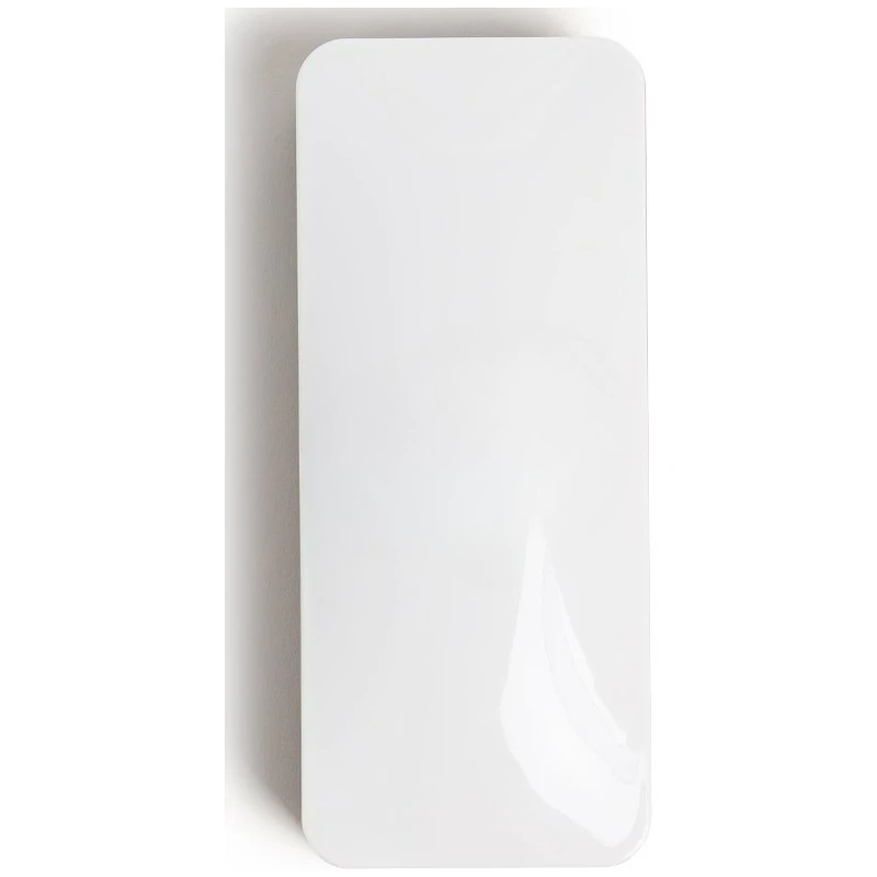 Side Magnetic Dry Erase Board Eraser with Thick Felt Bottom, 2 x 5 x 1 inches, White