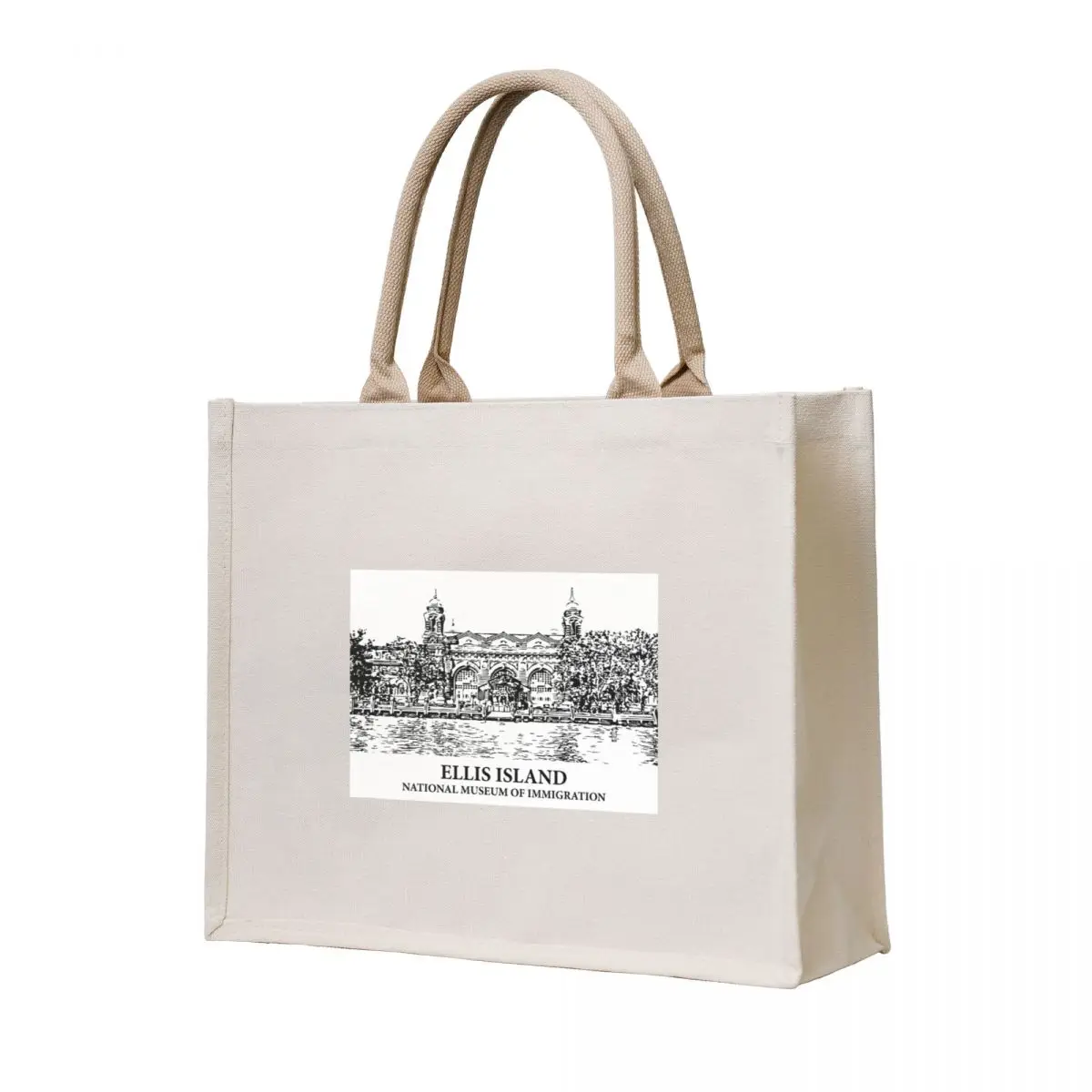 

Ellis Island National Museum of Immigration Tote Bag hand bags shopping cart bags shopping bag logo