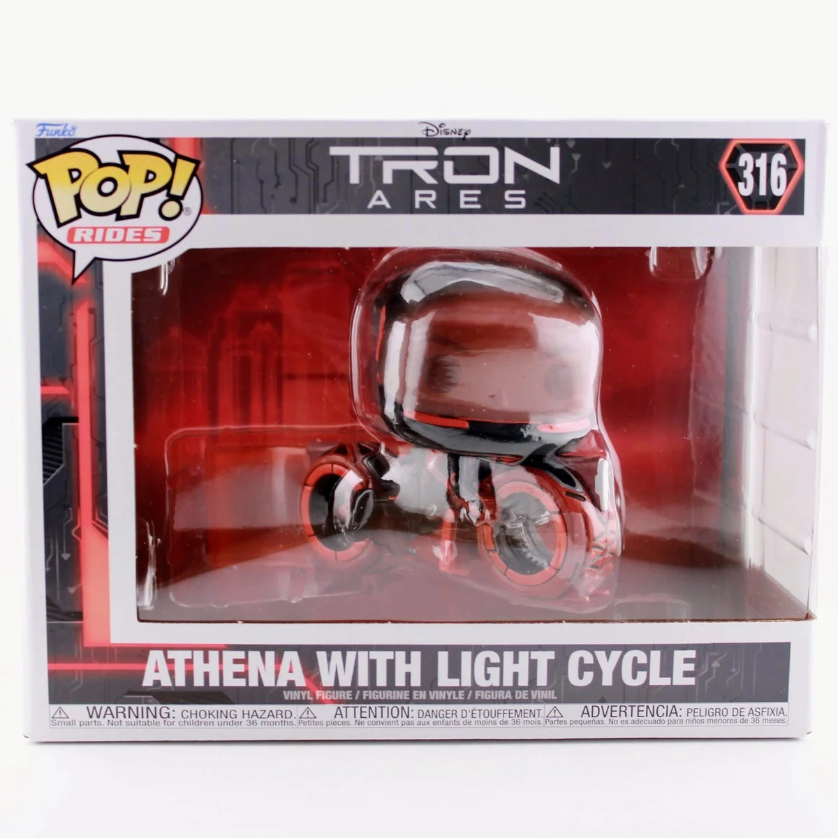 

Фигурка Дисней Фанко Поп: Атэнна на Лайт-Сайкле (Трон: Арес) # Официальные аутентичные фигурки ограниченной серии 316, подарок для фанатов