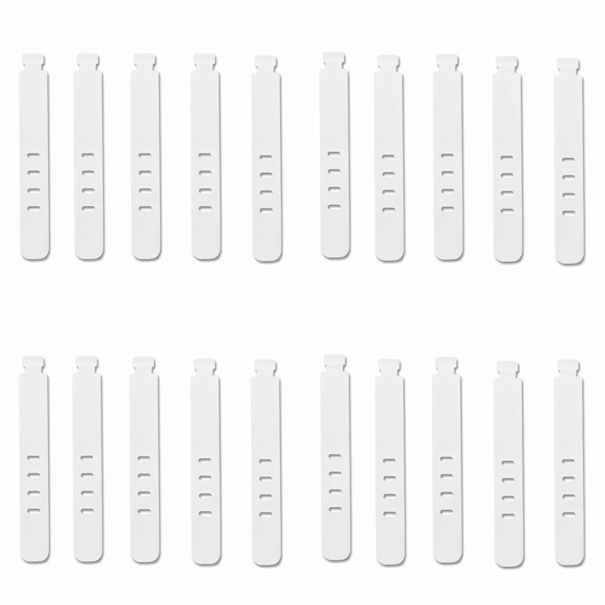 20/12/4PCS Kabelbinder Kabel Organizer Management Silikon Draht Halter Riemen Zip Clips Wiederverwendbare Krawatte Wraps Keeperwinder Gummi