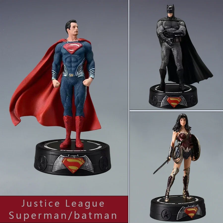 Gerechtigkeit Liga DC Statue Superman Batman reloaded Wunder Frau leuchtende Basis figur Modell Ornament Dekoration Geschenk