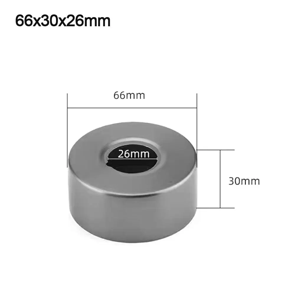 

Useful Stainless Steel Shower Faucet Cover Round Grey Water Pipe Connector Faucet Accessories Kitchen