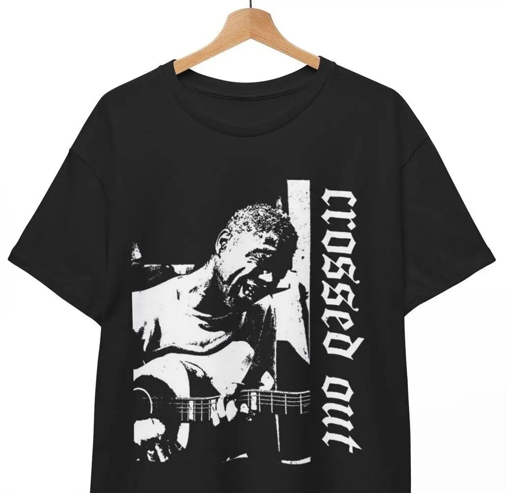 CROSSED OUT T-Shirt- Guitar Punk Infest Power Violence Grindcore Hardcore Tee