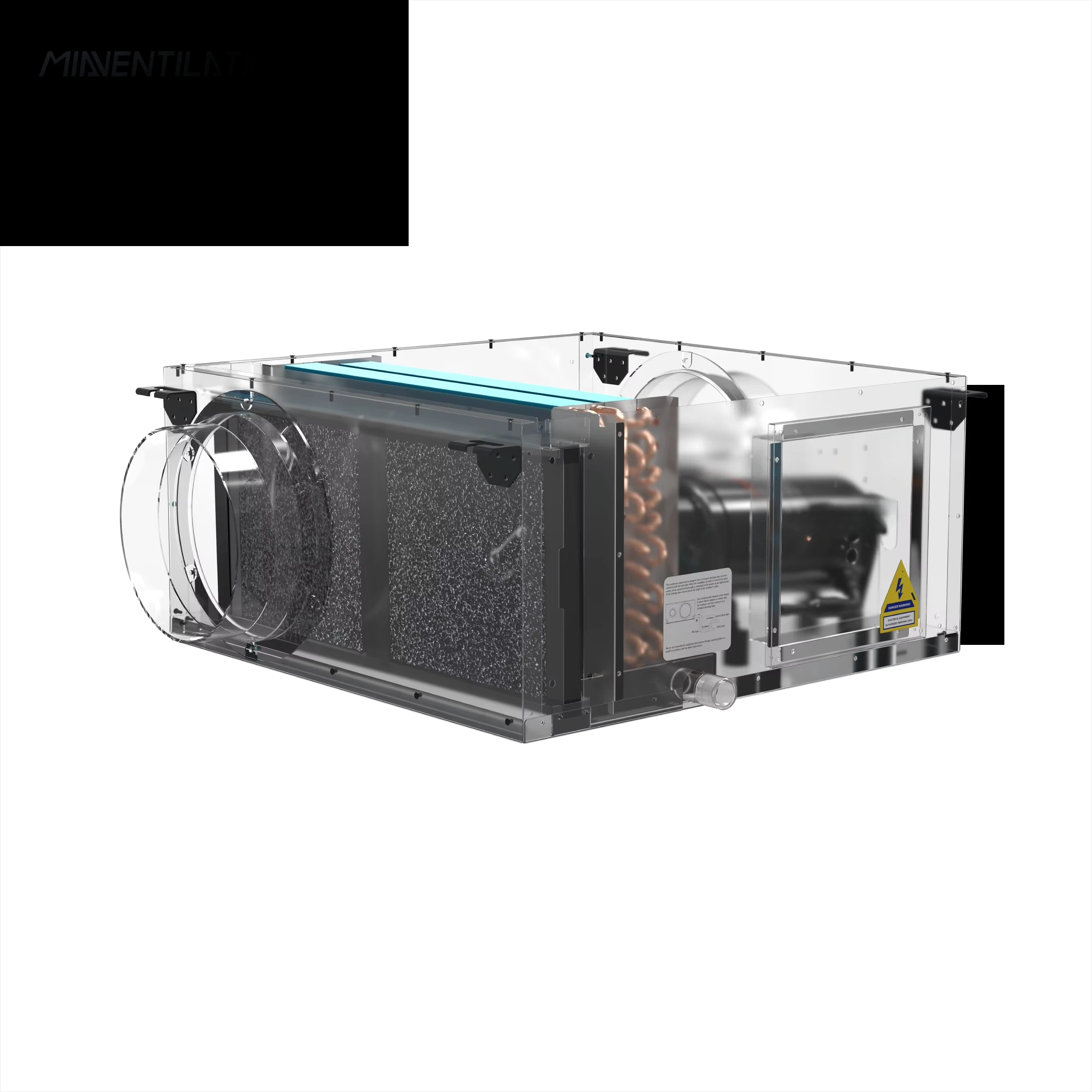 Chea control 800 M3/h Factory Produce Ceiling Mounted Dehumidifier Greenhouse Indoor Swimming Pool Air Dry
