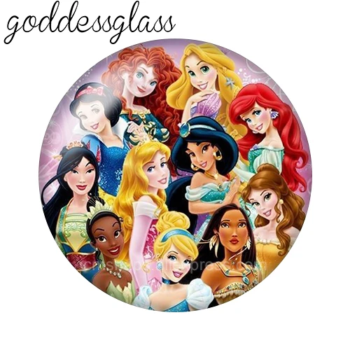 Princesses Party Belle Золушка Алиса 10 шт. круглый фото стеклянный кабошон 12 м/18 мм кнопки для 18 мм брелок-кнопки ювелирные изделия Princesses Party Belle Золушка Алиса 10 шт. круглый фото стеклянный кабошон 12 м/18 мм кнопки для 18 мм брелок-кнопки ювелирные изделия