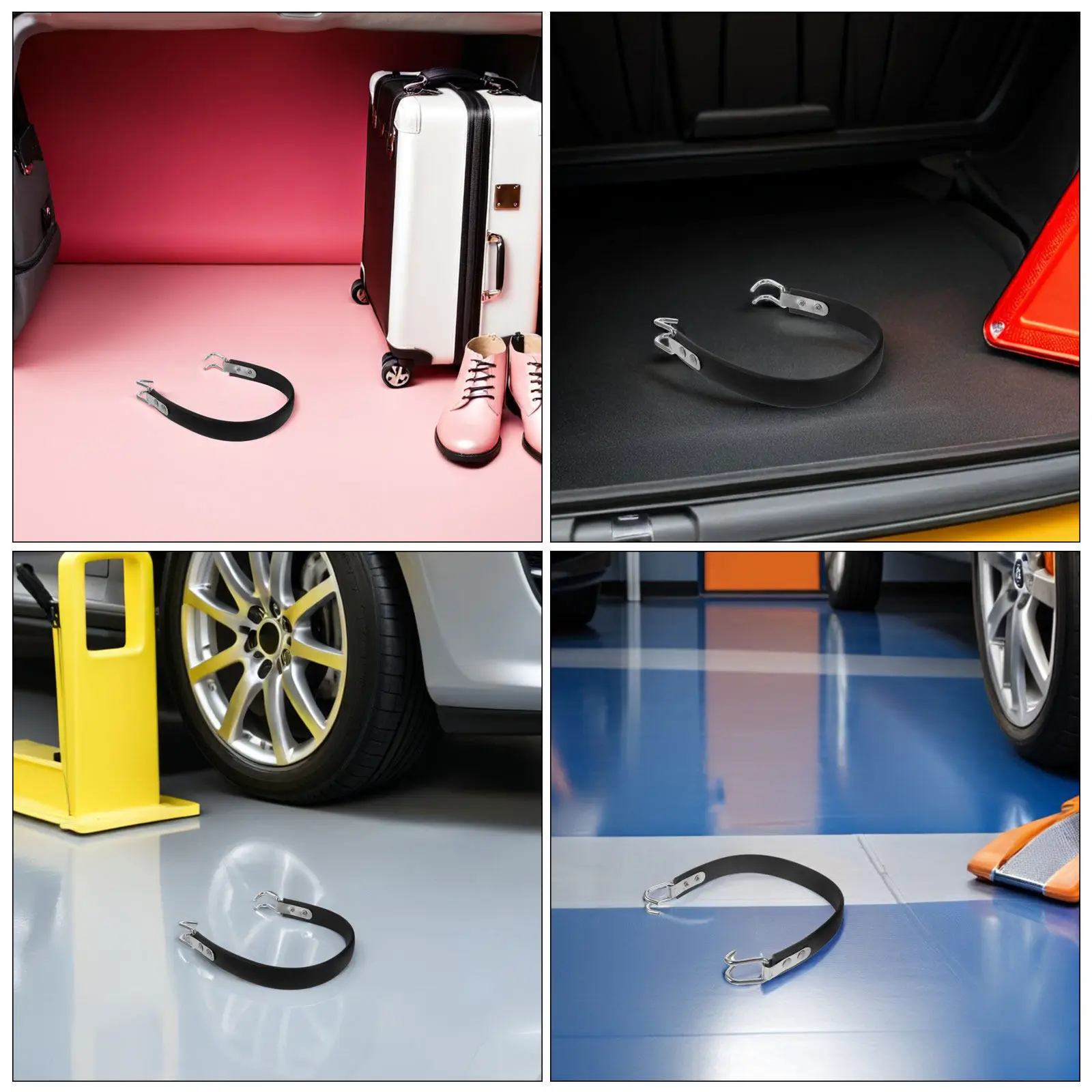 2pcs Portable Pack Heavy Duty Battery Carrier Strap For Car Rv Truck Durable Lifting Tool Auto Battery Carrying Strap
