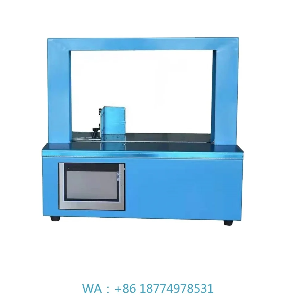 

Machine OPP Film Strap Paper Banding Bundle MachineFully Automatic Manual Paper Money Currency Banknote Bill Strapping Bundling