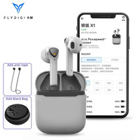Original FlyDiGi Earphones CyberFox X1 TWS Low Wireless Earbuds Bluetooth Delay noise cancelling touch In-Ear Gaming Headphones