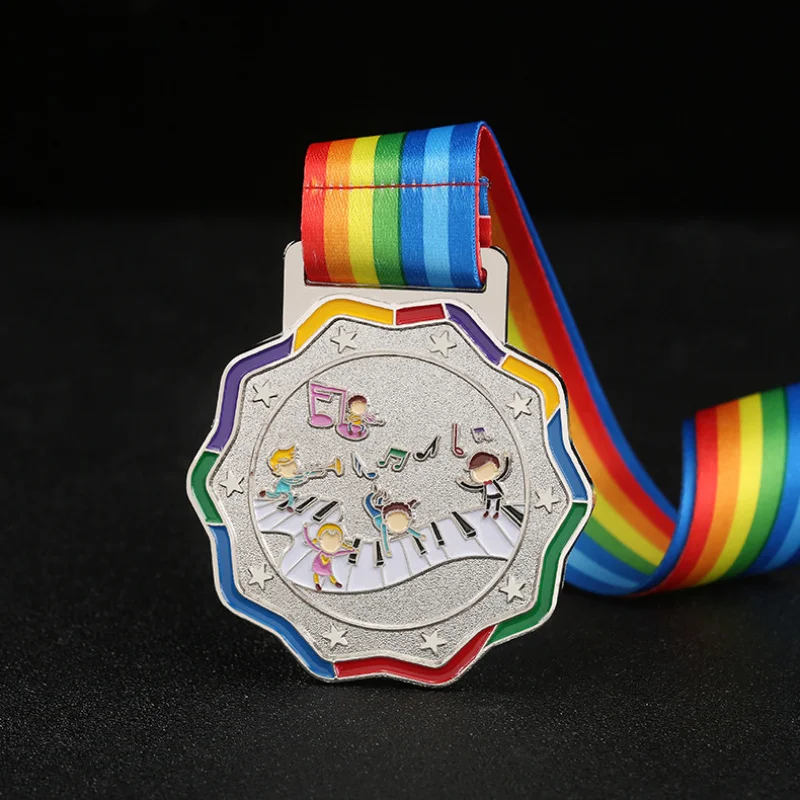 Singing and Piano Competition - Microphone, Music Award, Medal Presentation, Pause Sign, Gold and Silver Medals