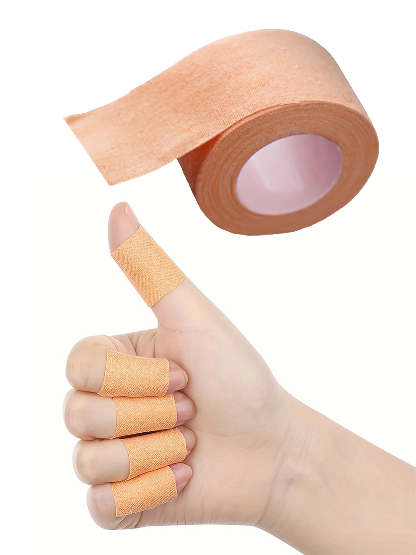 Sports Self Adherent Cohesive Bandage Elastic Support Knees Fingers Ankles Palms Shoulders Skin Colou Non Woven Tape