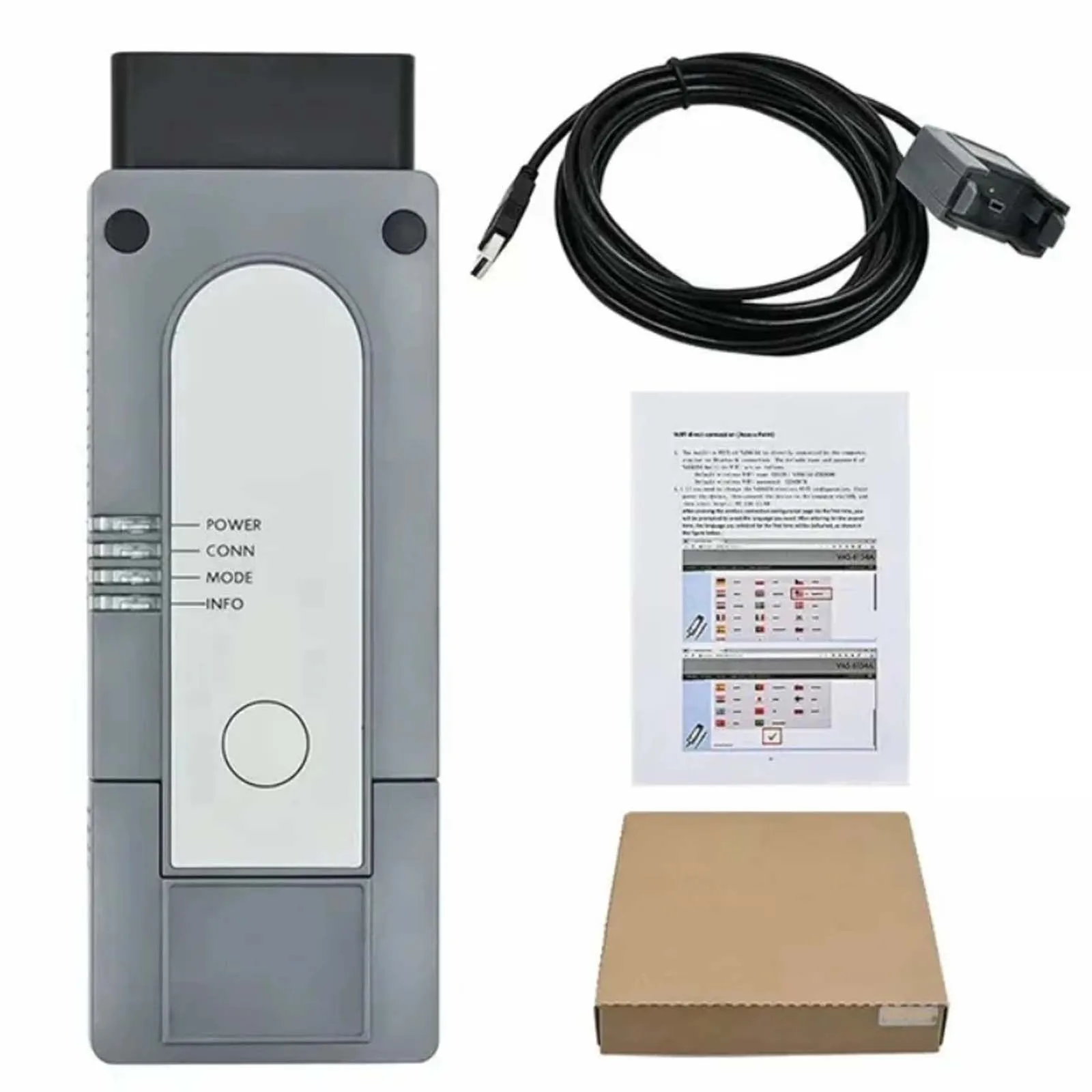 6154 Support CAN FD and DoIP Protocol WiFi Auto Diagnostic Tool obd for V,W AU,DI Better than VNCI 6154