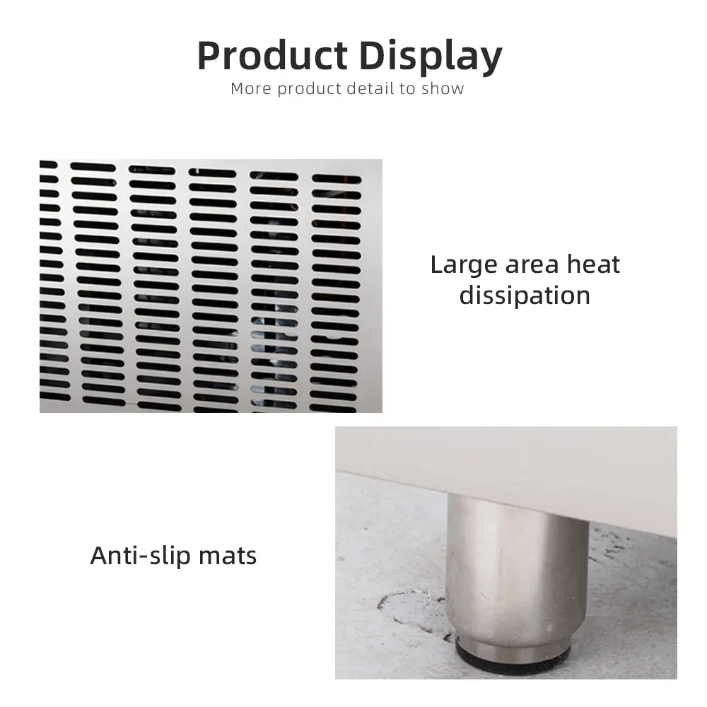 Máquina de fazer gelo comercial automática em forma de lua para venda