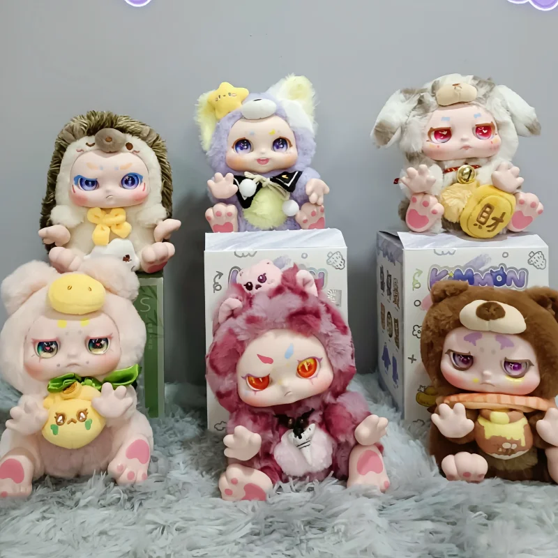 

Горячая подлинная Kimmon Biology V2 Give You The Answer Series, милая глухая коробка, милая виниловая кукла, декор, украшение, модная игрушка, подарок-сюрприз