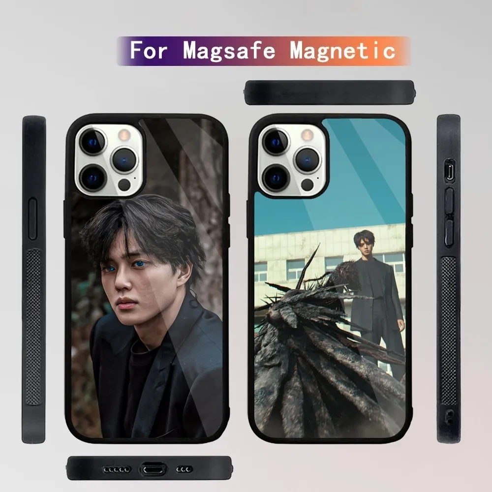 Korea Actor Kang Song Phone Case For iPhone 16,15,14,13,12,11,Plus,Pro,Max Mini Magsafe Magnetic Wireless Charging