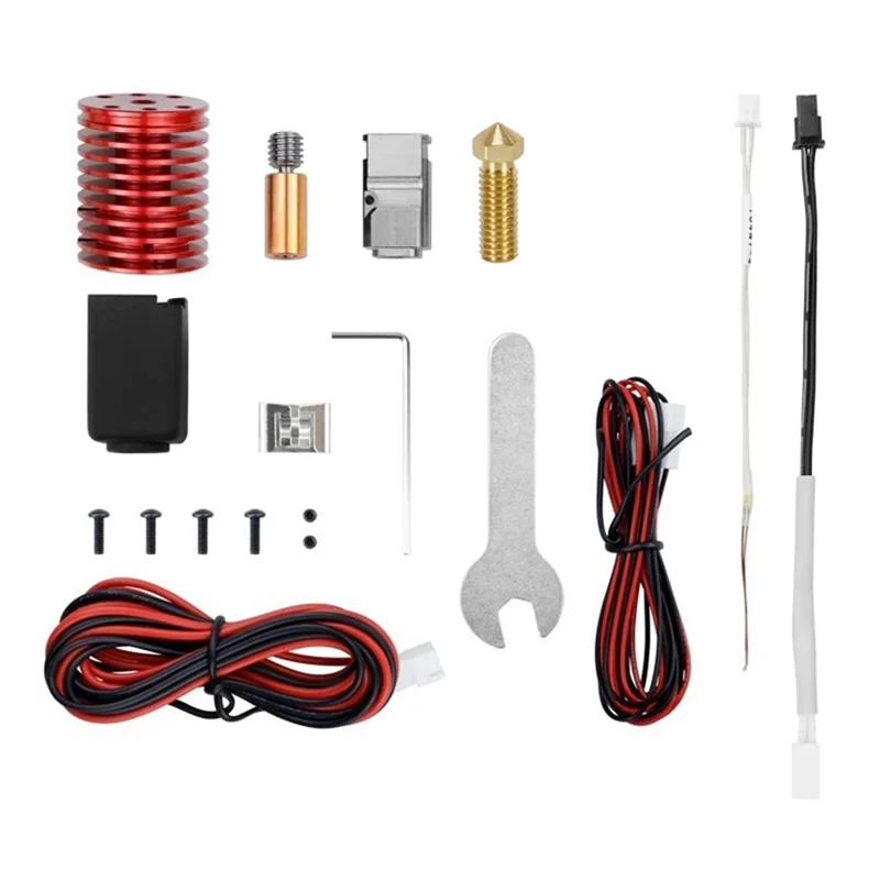 

Well Made-V6 Voron Hotend Kit V6 Volcano Nozzle Bimetal Throat For Voron 0.1/0.2/2.4 For Prusa 3D Printer Parts