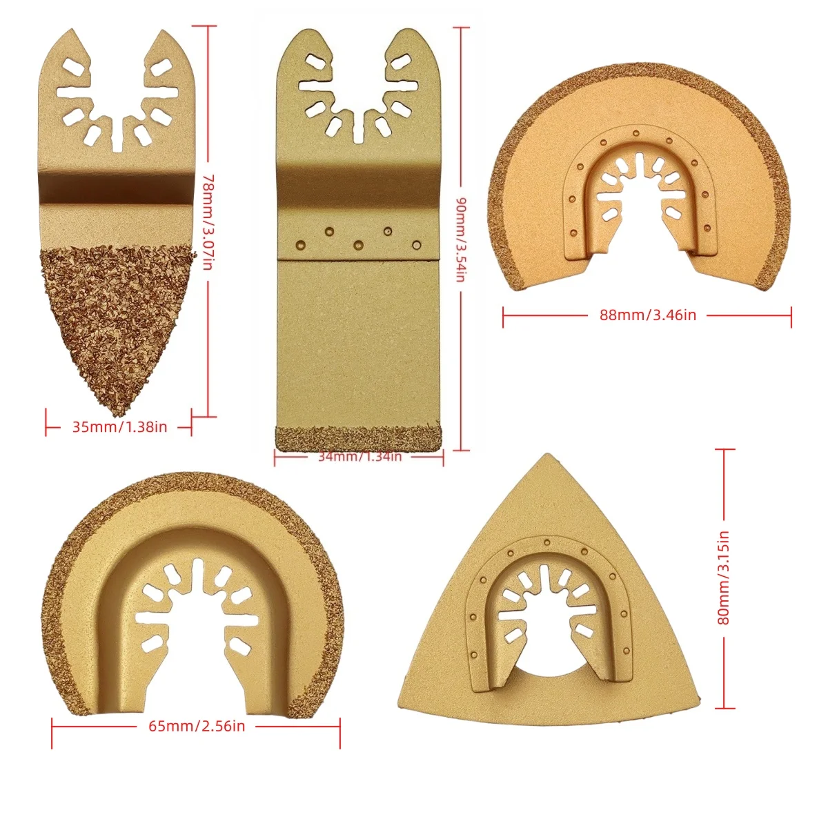 

Набор твердосплавных многофункциональных осциллирующих пильных лезвий для быстрой резки, инструменты для удаления затирки с керамической плитки