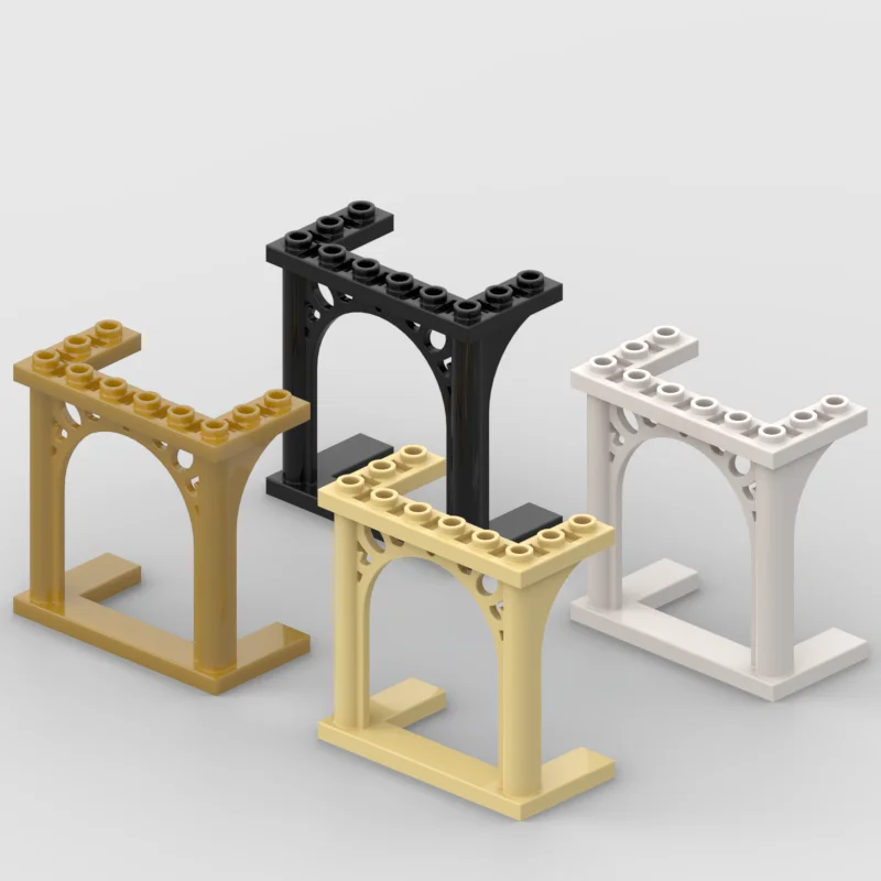 *PAVILLON 6X3X5* D137 4 pièces, bloc de briques à assembler soi-même, pièce n° 30613 Compatible avec d'autres assemblages de particules