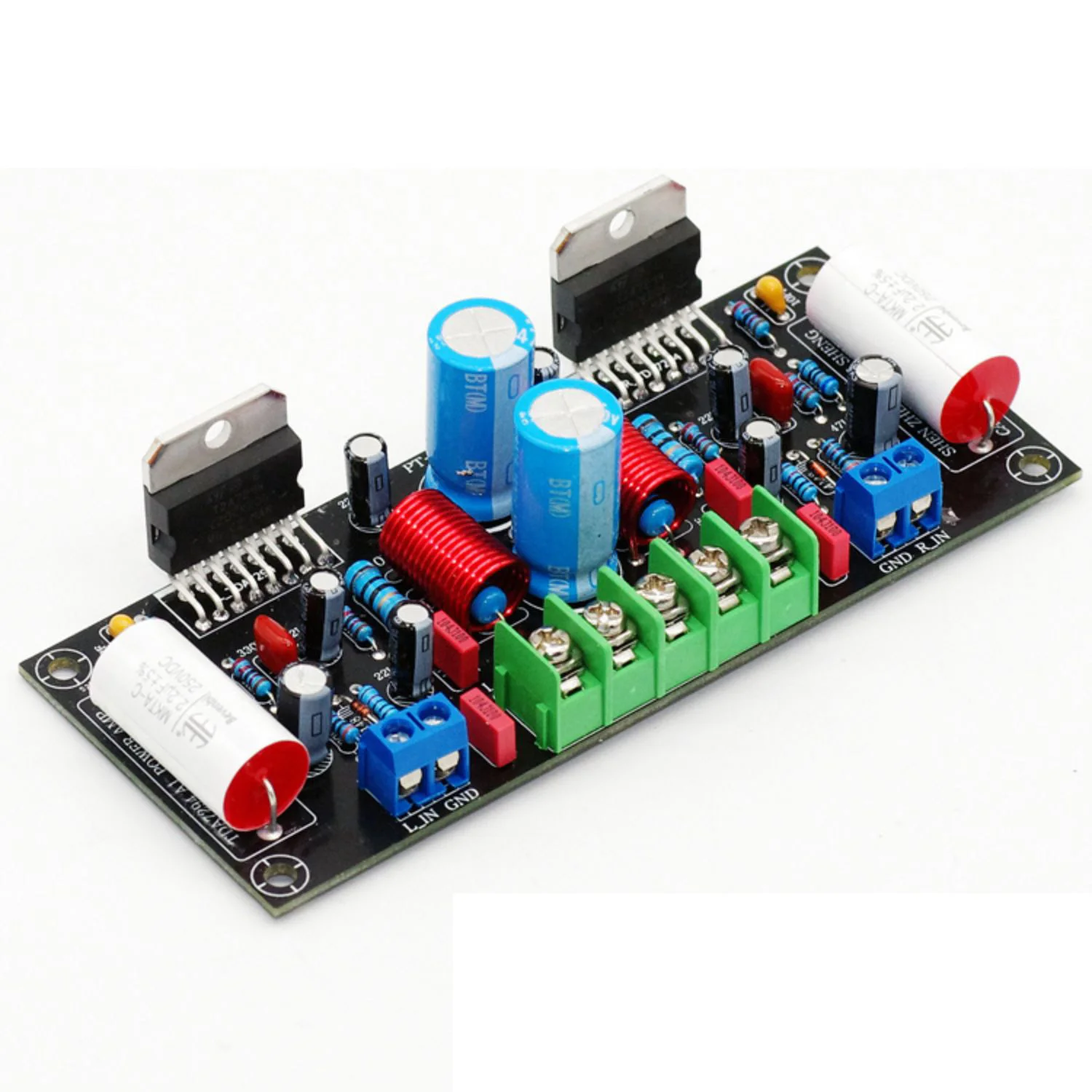 100Wx2 TDA7294 Digital Power Amplifier Board 7294 200W Dual-Channel HIFI Stereo Audio Amplifier Amp Module DIY Sound Mill