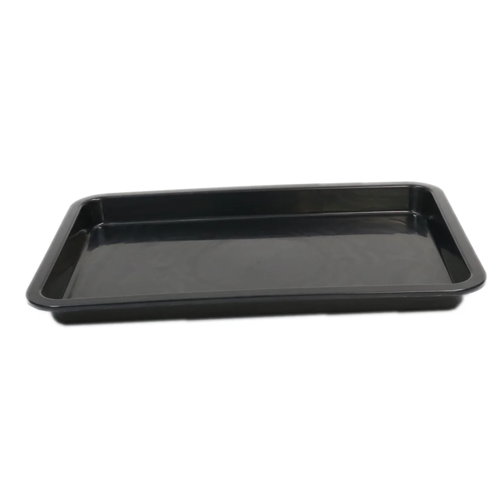 Q-TR5 ESD Conductive Tray Tea Plate Flat Shape Black Plastic Antistatic Material For PCB Circuit Board