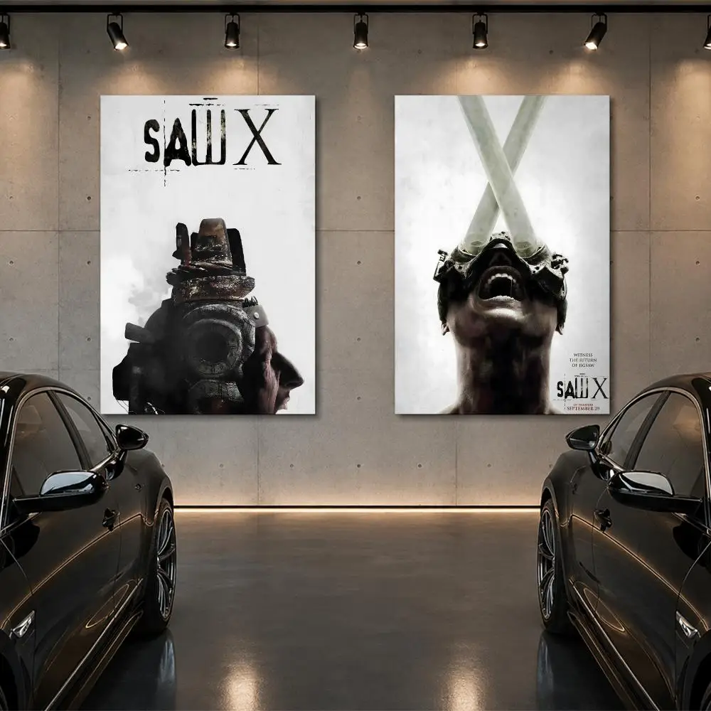 2023 Latest Horror Thriller Movie Saw X Popular Poster Room Decor Home Wall Art Printing Waterproof Garage BedRoom Posters Gift
