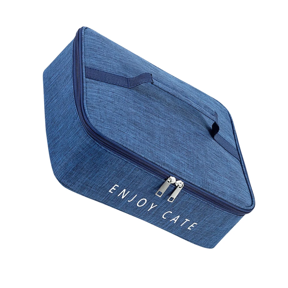 

Insulated Lunch Bag Lightweight Portable Waterproof Thermal Accessory Household Picnic Camping Zipper Design Easy Open