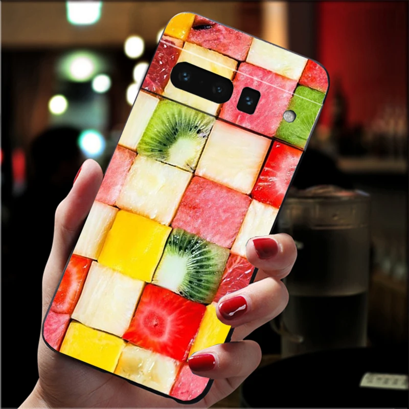 Phone Case for Google Pixel 9 Pro XL 8 7 6 Pro Pixel 8A 7A 6A 4A 3A 3XL Pixel 8 7 6 5 4 Fruit Watermelon Avocado Pineapple