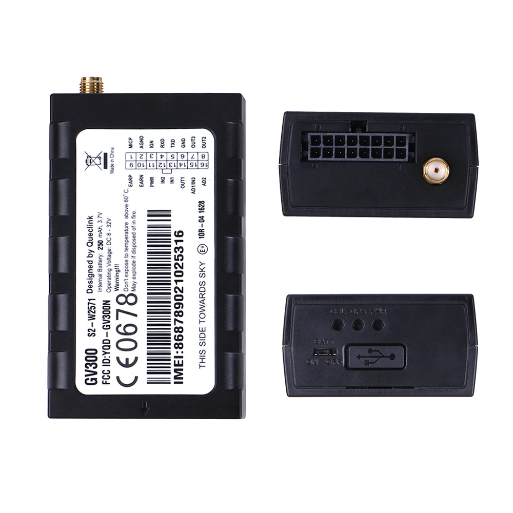 RS232 Serial Two-way Audio Multiple I/O interfaces GPS GSM Compact GNSS fuel level monitor trackers with OTA Control Tow