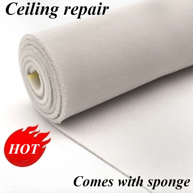 Auto Ceiling Material Roof Lining Fabric with Sponge for Car Automotive Upholstery Interior Ceiling Fabrics Headliner Material