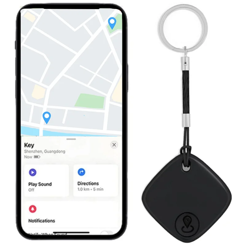 A29F-Mini GPS Tracker Zestaw 6 szt. Precyzyjne inteligentne śledzenie lokalizacji dla aplikacji iPhone Find My, lokalizator kluczy, alarm pozycjonujący, przypomnienie